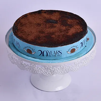 RICH CHOCOLATE LAVA CAKE WITH CRUST BY PIE IN THE SKY